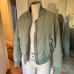 Green Bomber Jacket